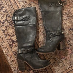 FREEBIRD Braxton Tall Black Leather Boot